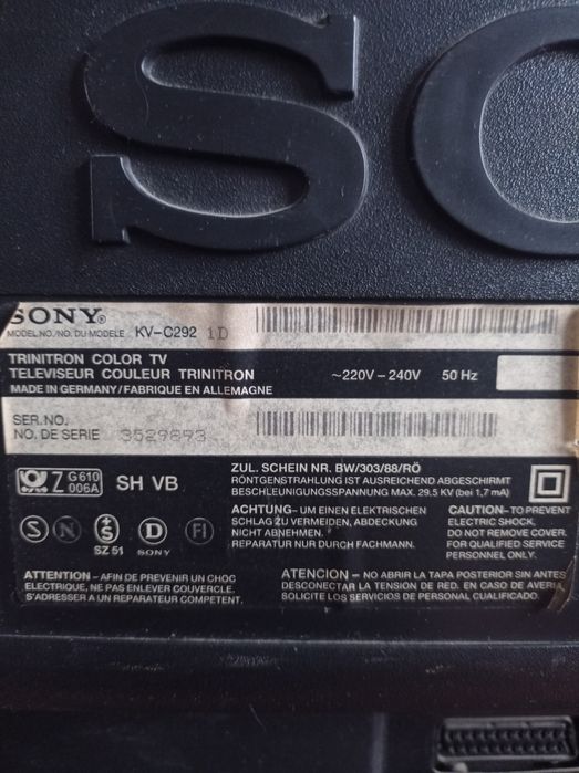 Телевізор sony б/у