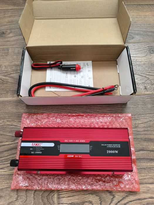 Инвертор 2000w, преобразователь с 12v на 220v