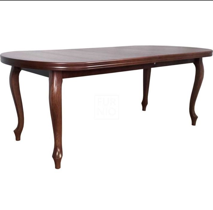 Stół owalny  i rozkładany z krzesłami