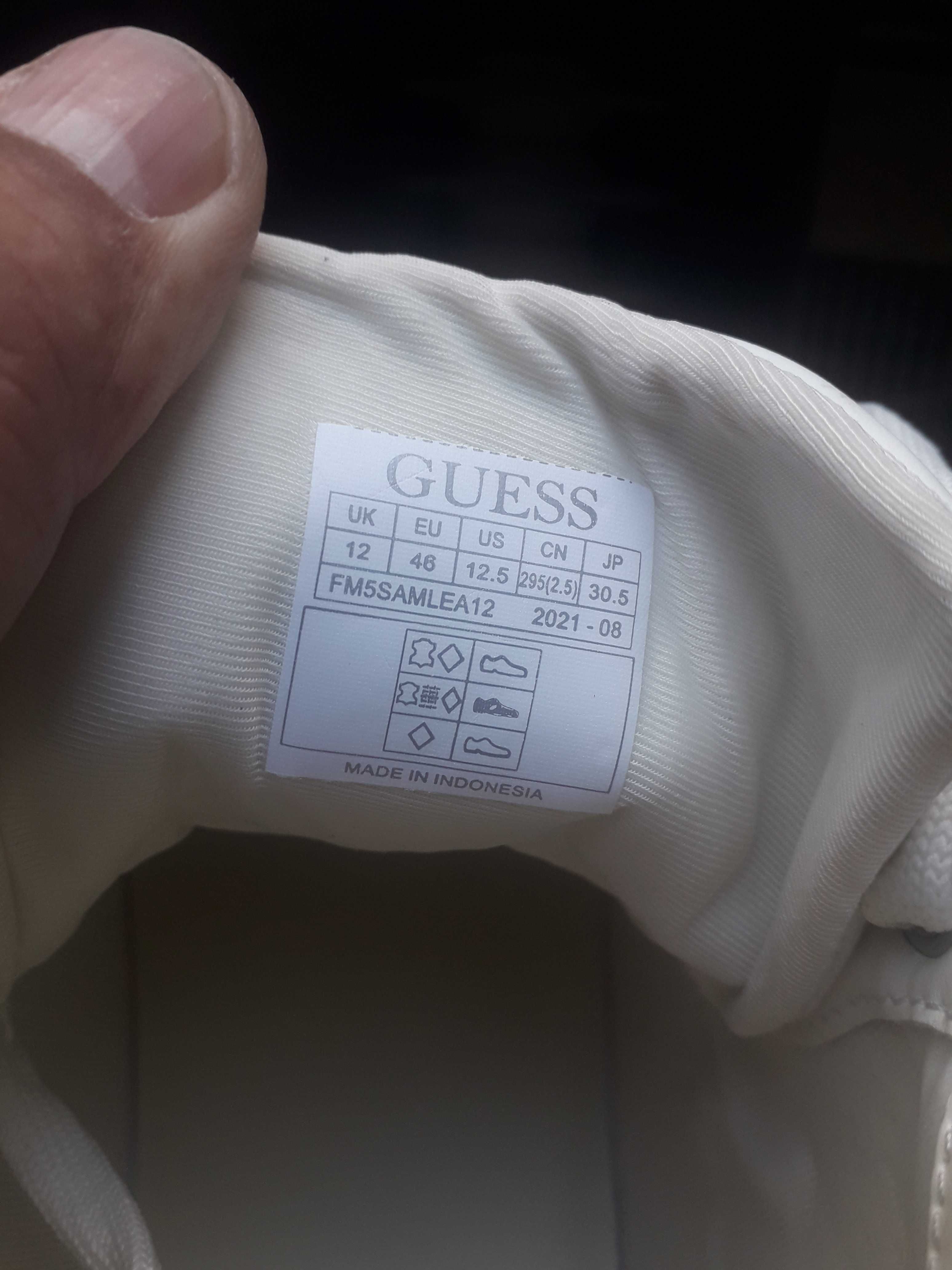 Кеди шкіряні   Guess  46 розм., Великий Розмір