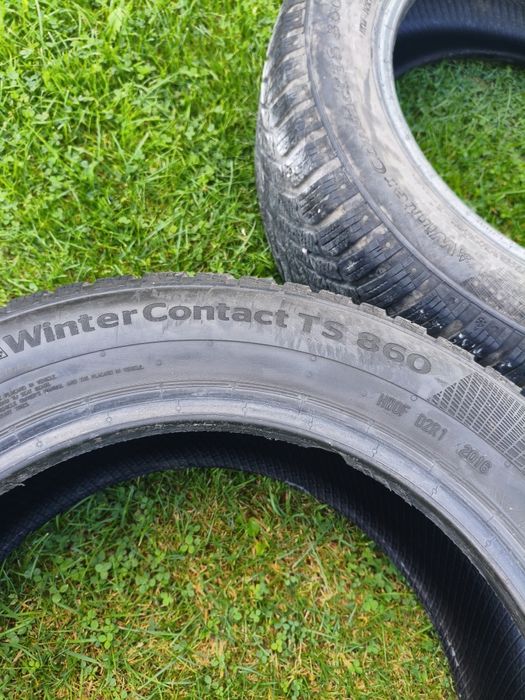 2x Opony zimowe 205/55/16 Continental