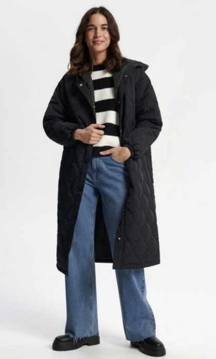 Стьобане пальто Sinsay великий розмір.