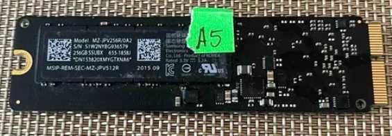 APPLE Mac Накопитель SSD 256GB MZ-JPV256R\0A2 (AA5)