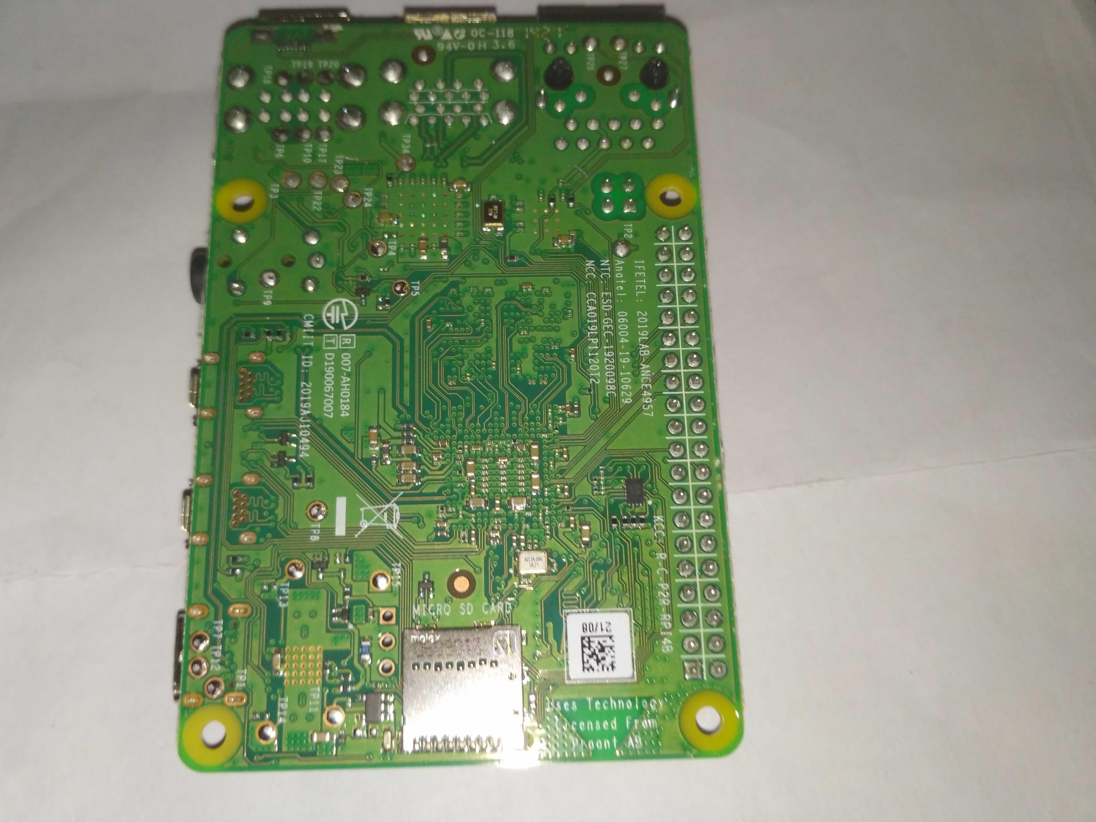 Raspberry 4B. 8Гб ОЗУ. Одноплатный микро ПК.