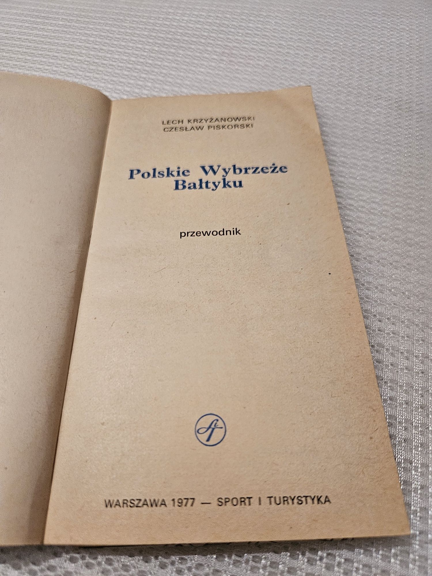 Polskie Wybrzeże Bałtyku przewodnik mapa prl książka