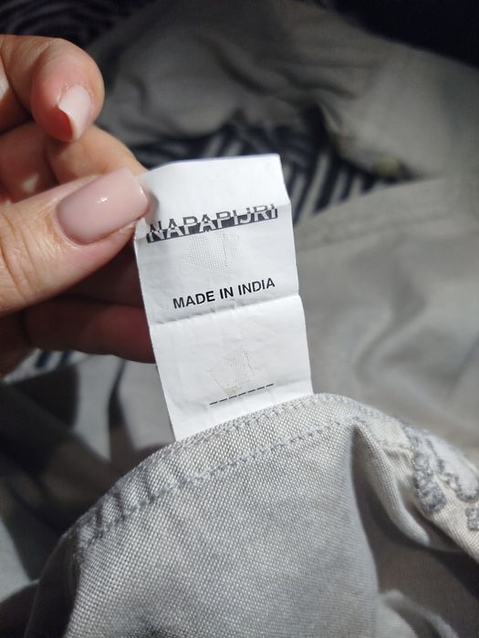 Чоловіча катонова фірмова сорочка NAPAPIJRI