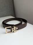 Damski pasek ralph lauren brazowy