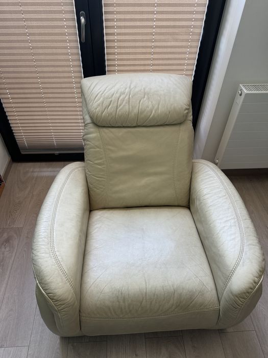 Sprzedam fotel skórzany typu lazy boy