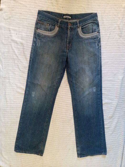 Мужские плотные джинсы на очень высокий рост,размер 34/34