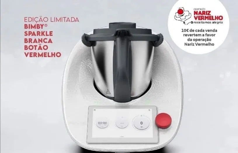 Bimby TM6 Sparkle (COMO NOVA) - Edição Especial “ Nariz Vermelho “