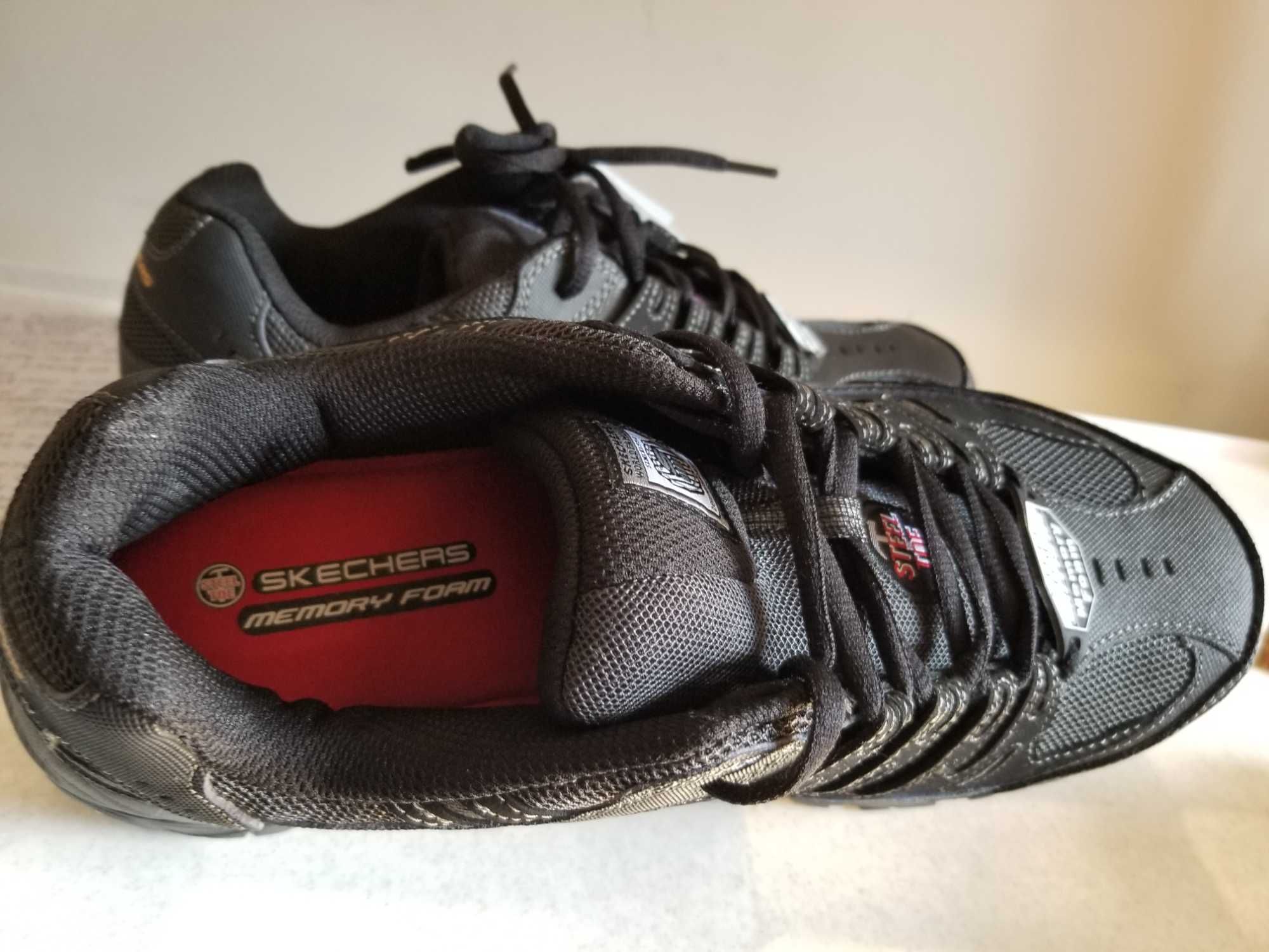 Рабочие кожаные ботинки со стальным носком SKECHERS(USA)