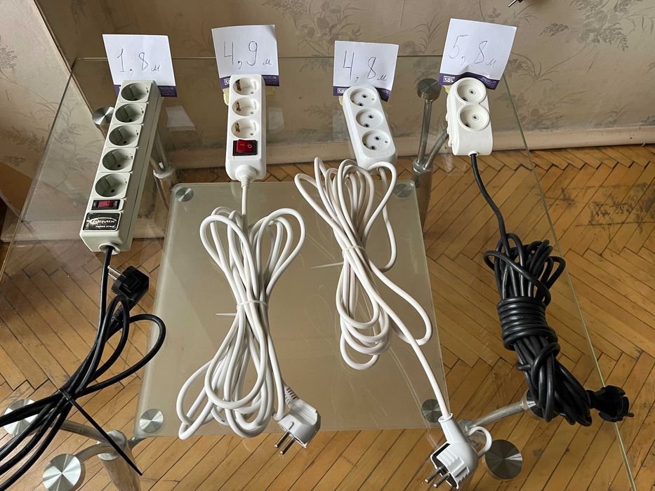 Сетевой удлинитель  кнопкой отключения.
