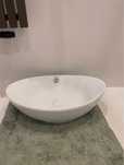 Umywalka ceramiczna nablatowa VELDMAN LARA + korek ceramiczny