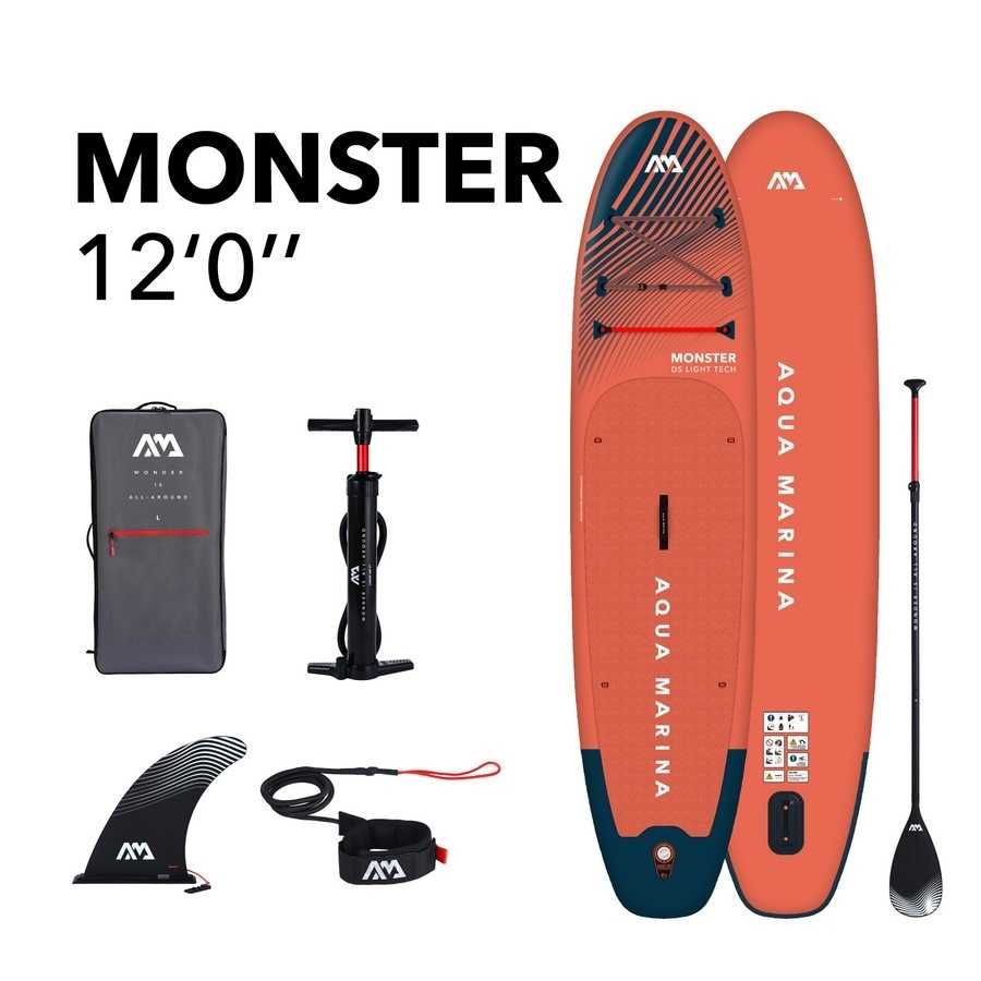 Deska SUP Aqua Marina Monster 12'0" Sky Gilder Raty 0%!