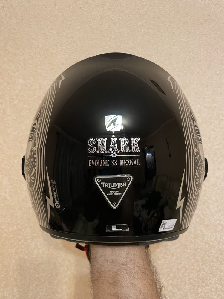 Шолом Модуляр/Трансформер Оригінал Shark Evoline 3 Mezcal Chrome