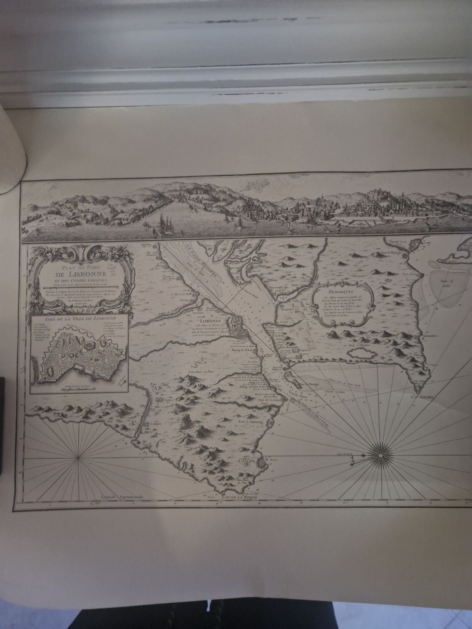 Mapa do Plano do Porto de Lisboa