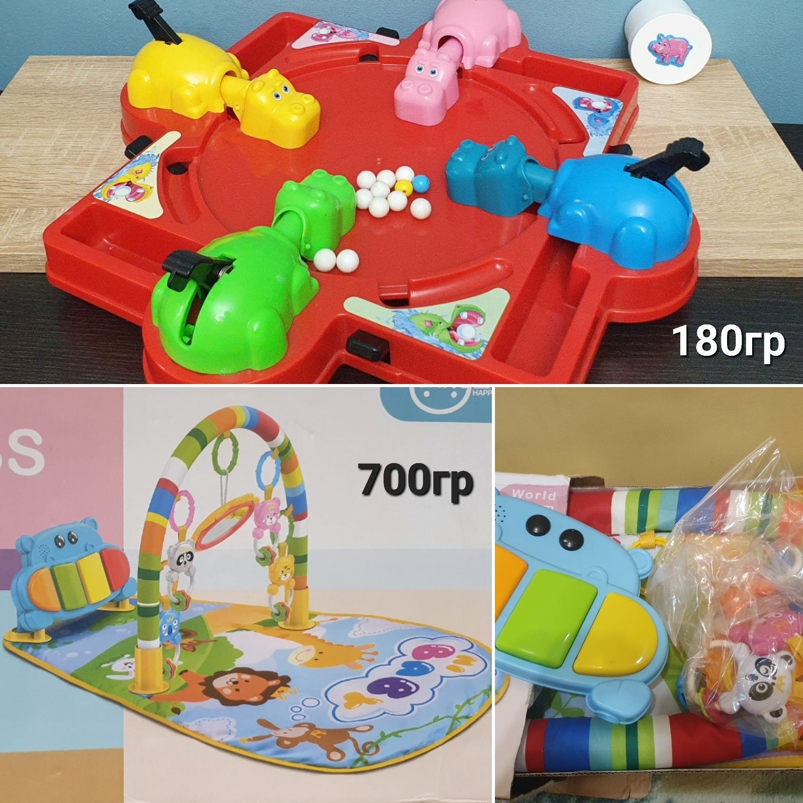 Развивающие игрушки, Кубики, сортер, горка для купания, кукла