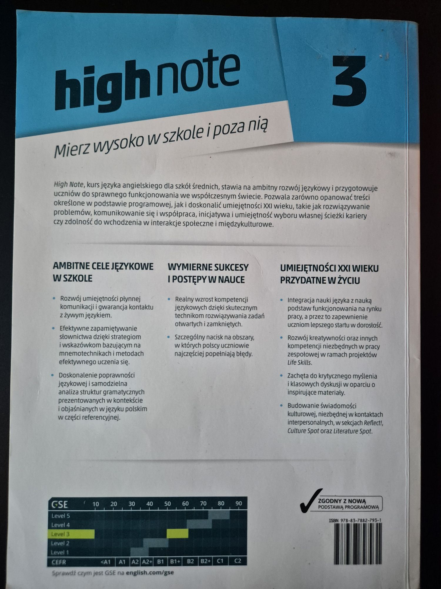 Podręcznik High note 3 Pearson student's Book