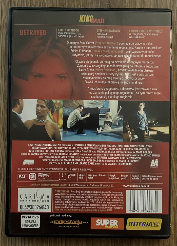 Film DVD Zdradzona