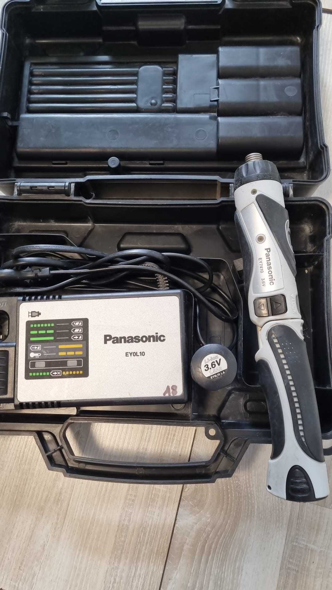 Wkrętarka Panasonic EY7410 zasilanie akumulatorowe 3,6 V