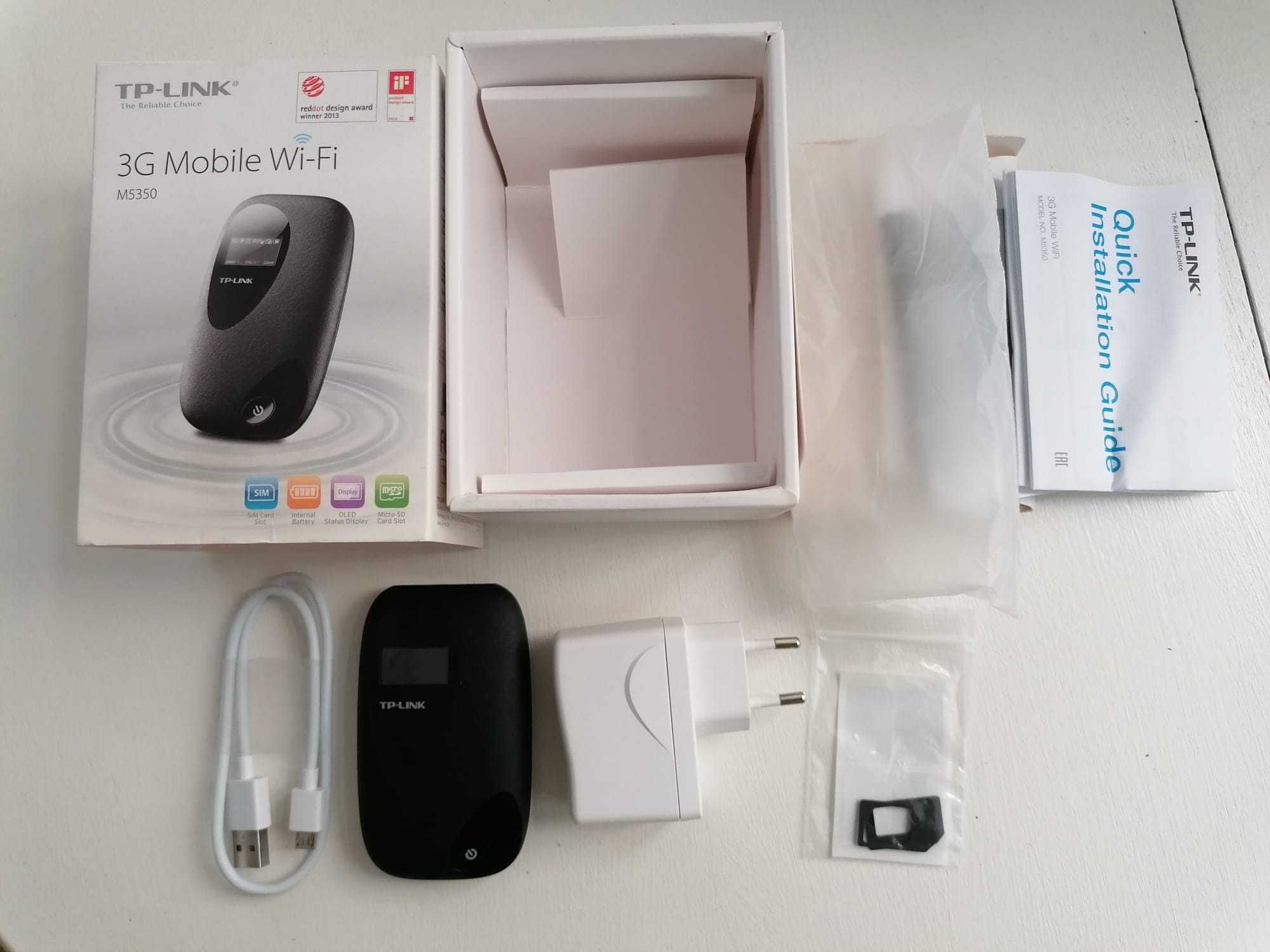 Hotspot 3G mobile WI-FI - TP-Link M5350 - Novo