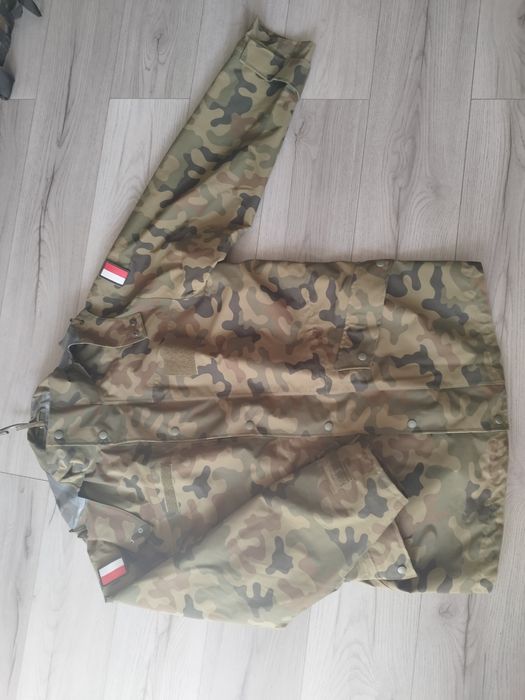 Wojskowa kurtka goratex + spodnie