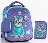 Рюкзак шкільний каркасний Kite Education Studio Pets + пенал Кайт