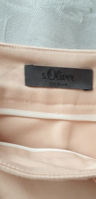 Spodnie długie kolor pudrowy róż