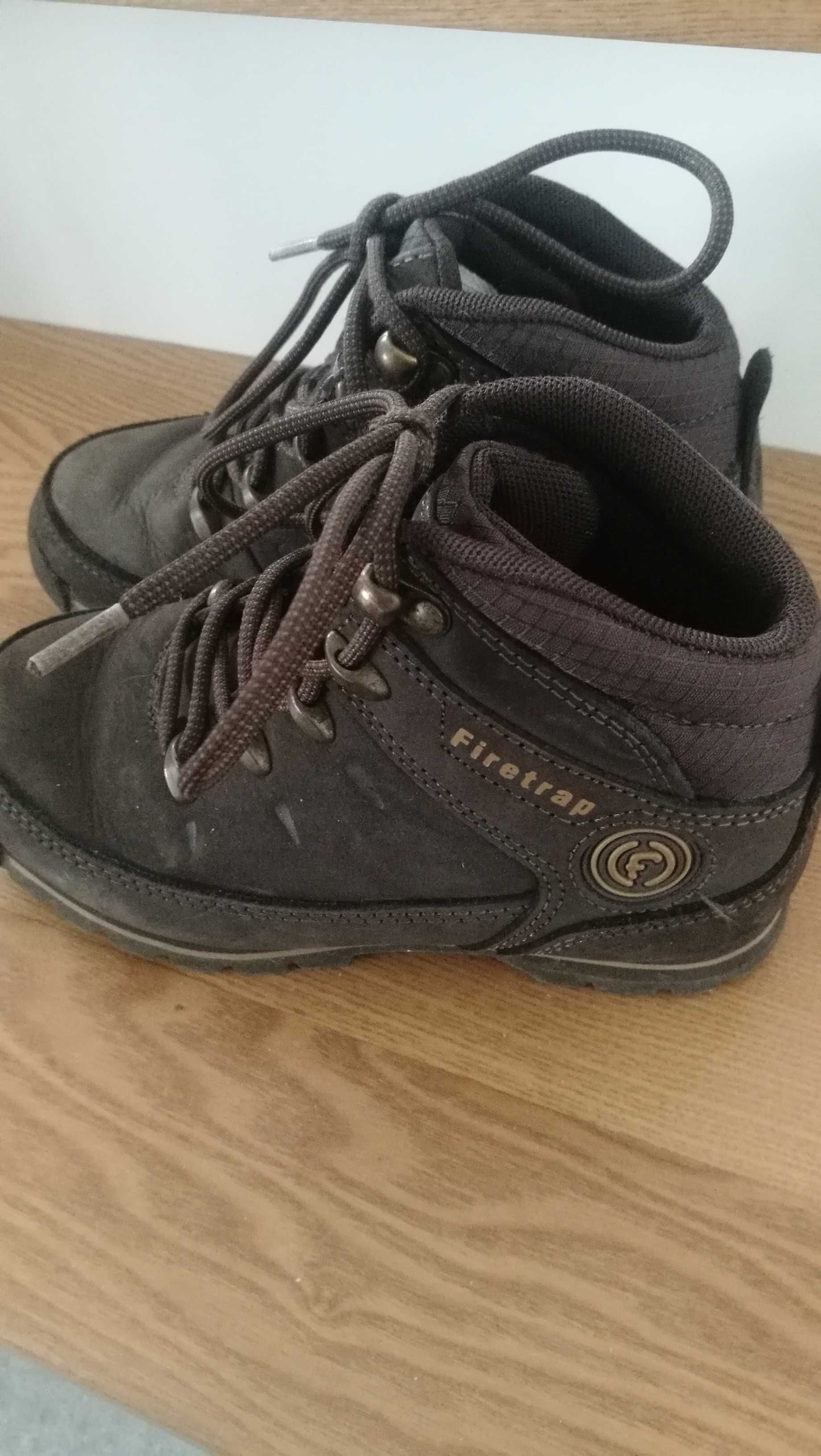 Brązowe buty 29 Firetrap sznurowane turystyczne trekkingowe