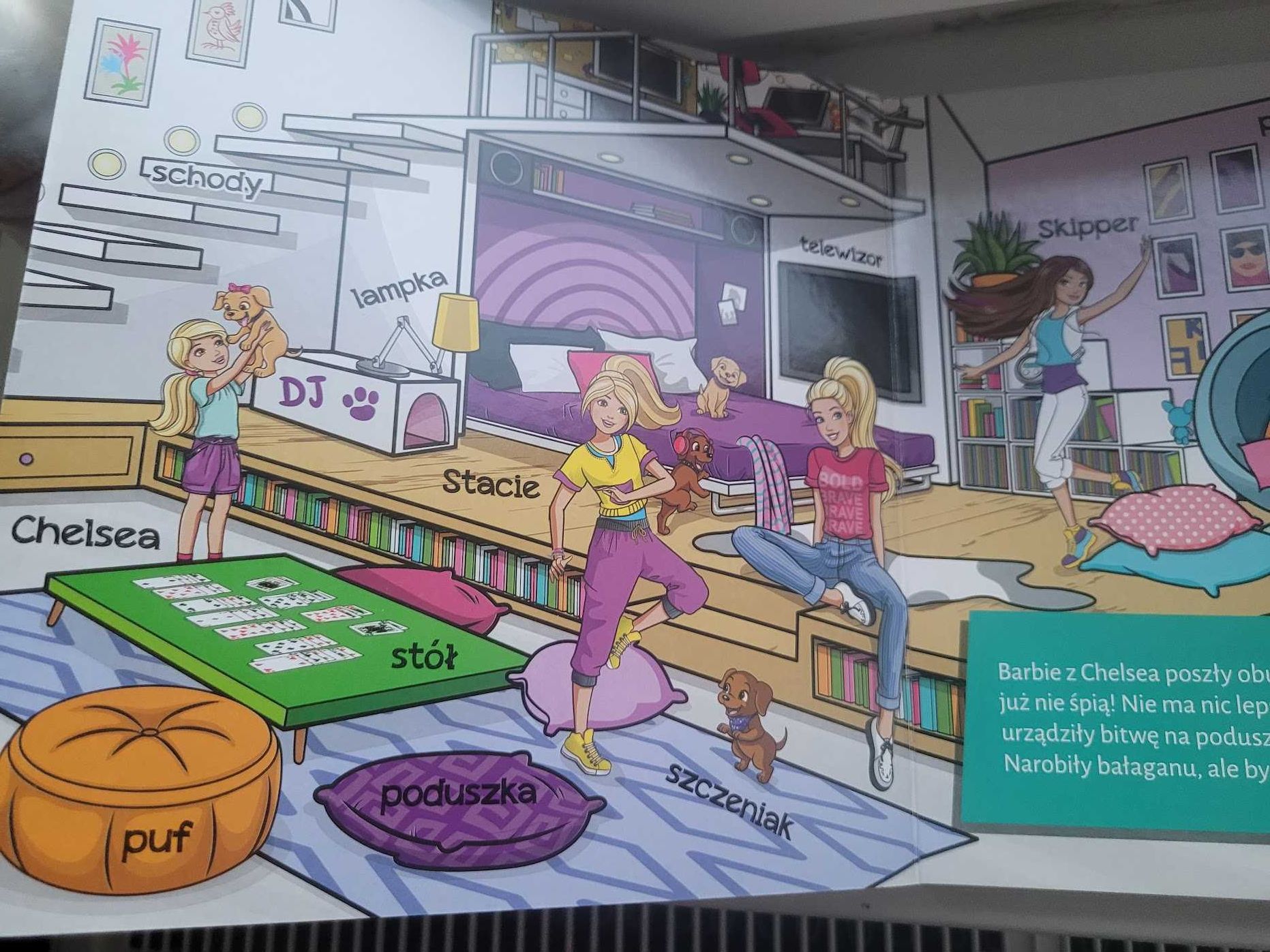 Książka barbie memo co to za fantastyczny dzień karty, dla dziewczynki