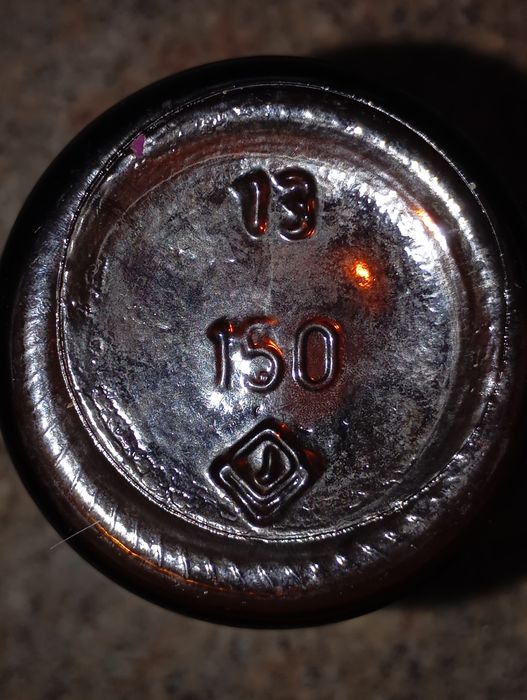 Stara butelka z huty Jarosławiec Antyk lata 70