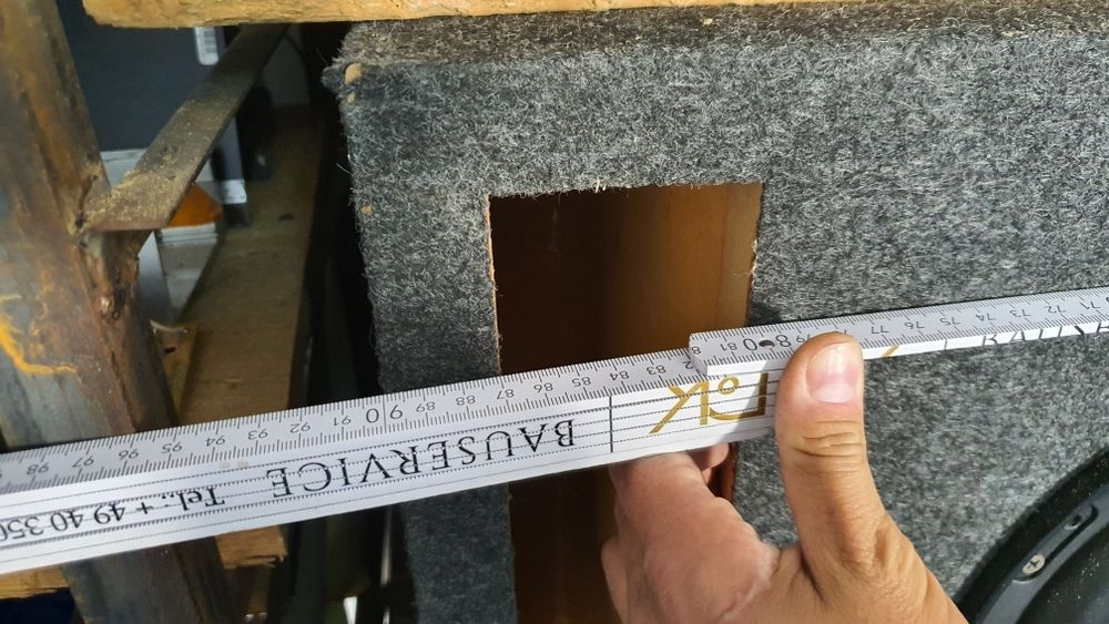 Monstrum, potężna obudowa 2x10" basreflex MDF 30mm nisko strojona