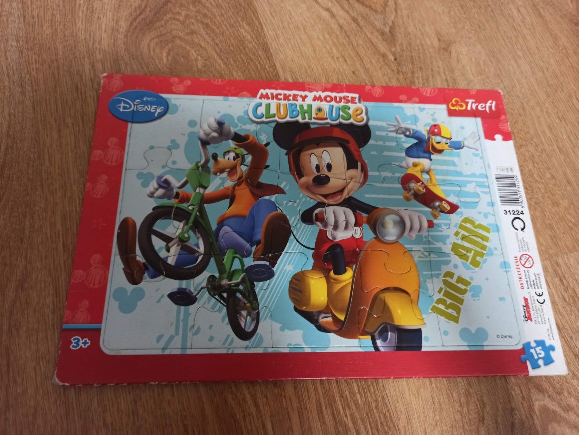 Puzzle ramka Mickey Mouse Club House 3+