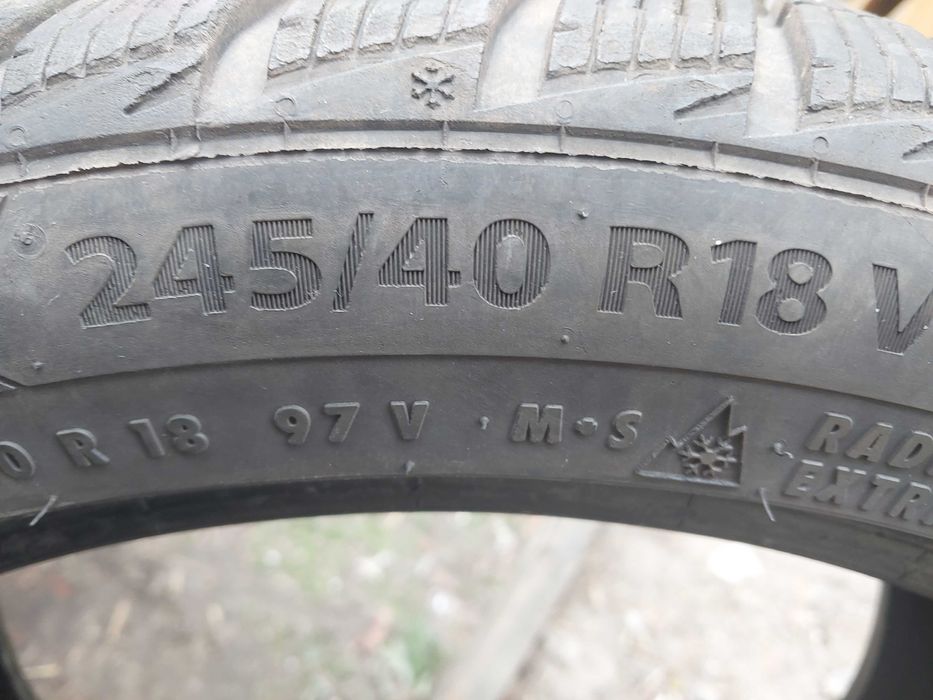 Opony zimowe 245/45 r18