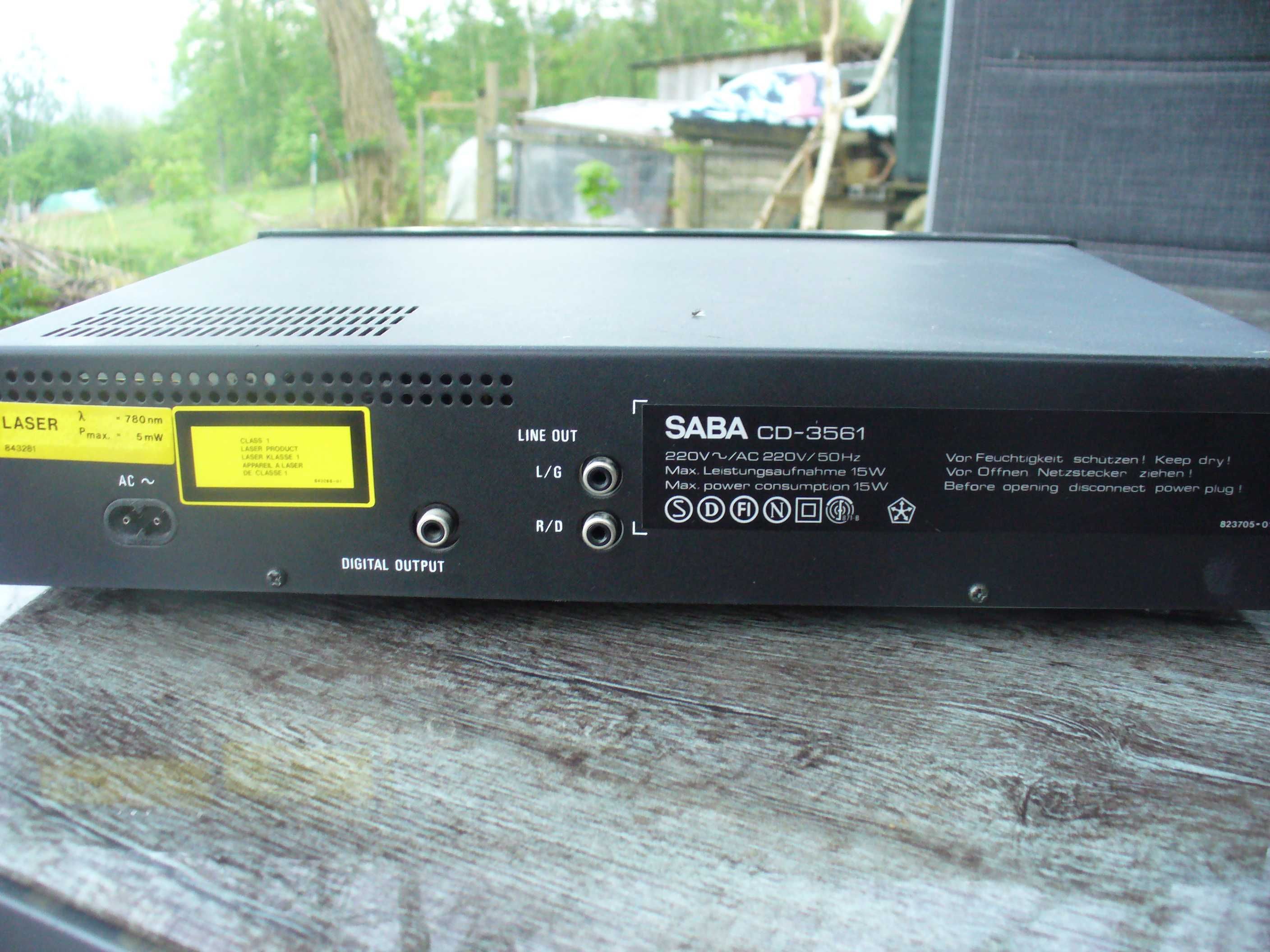 Saba Compact Disc Digital Audio /CD 3561/