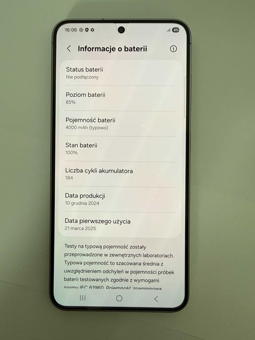 Samsung S25 256GB kolor Srebrny - jak NOWY na GWARANCJI