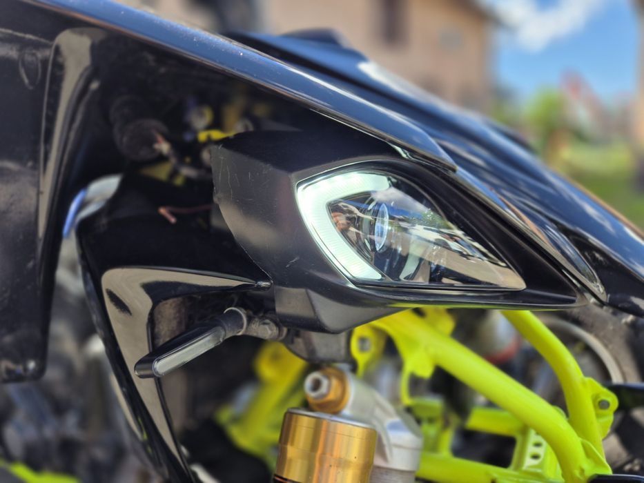 Reflektory przednia lampa LED kierunki DRL Yamaha Raptor 700 YFZ 450