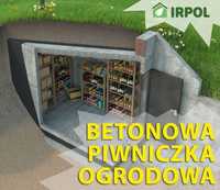 Betonowa PIWNICZKA OGRODOWA spiżarka, ziemianka, piwnica schron Kraków