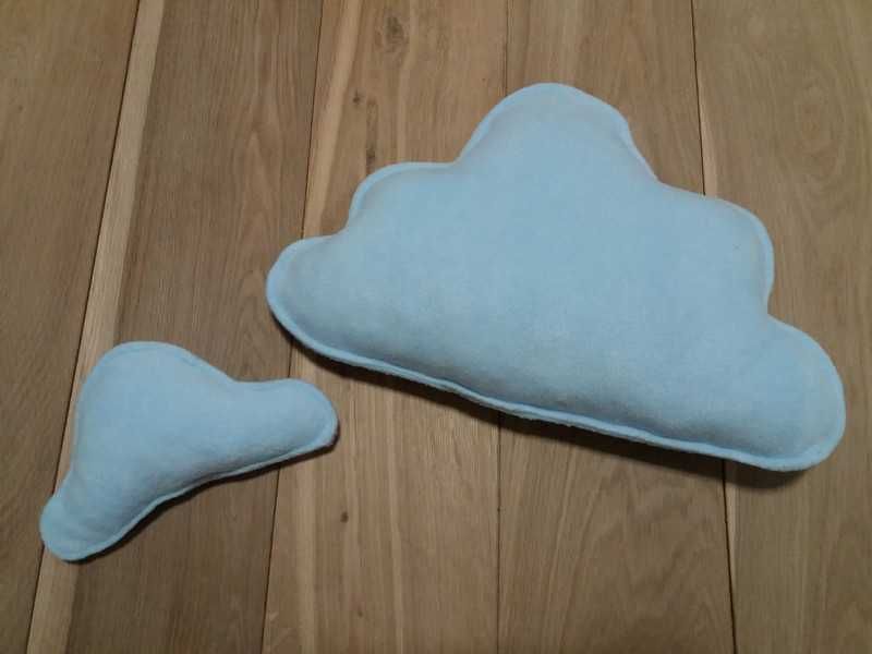 Nowa poduszka handmade chmurka niebieski do pokoju dziecięcego