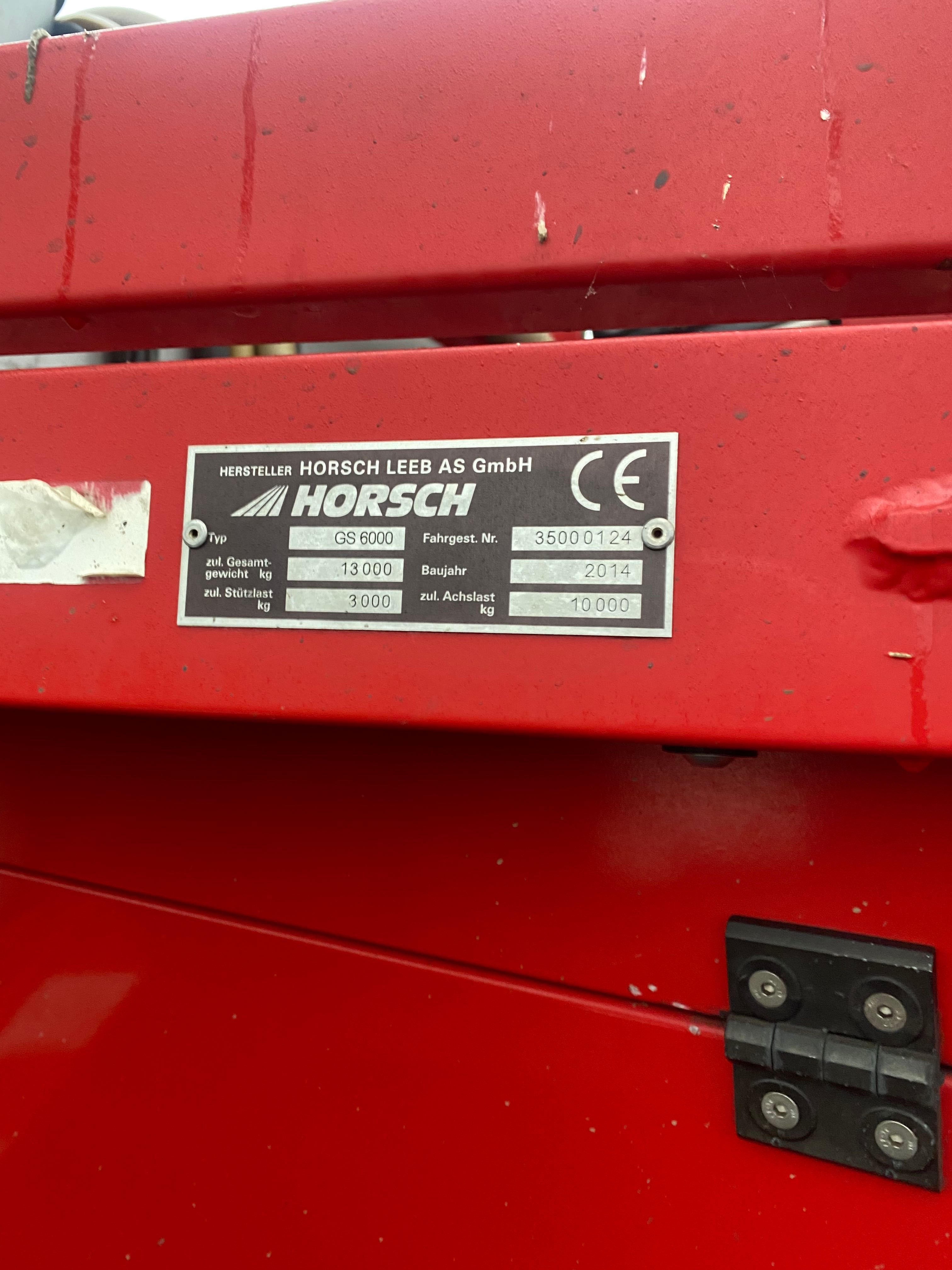 Opryskiwacz Horsch HORSCH LEEB GS 6000 - 2014 ROK - 32M - MAŁO UŻYWANY