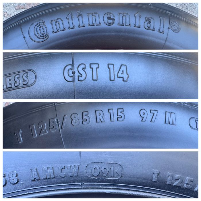 Докатка Continental 125/85 r15 4x100 ET-49 Chevrolet/Daewoo/Opel/KIA