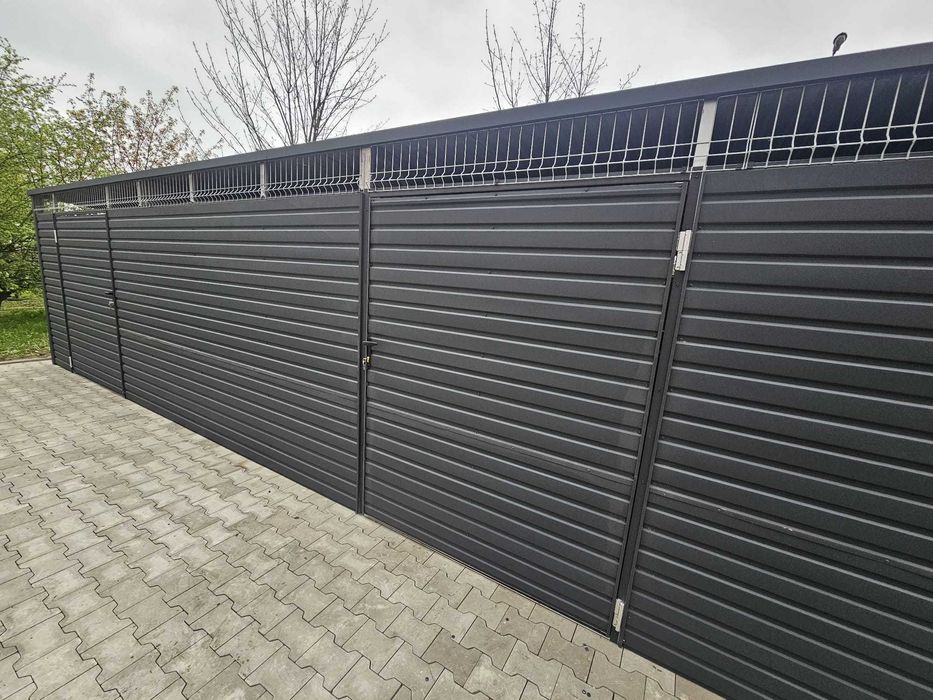 Wiata śmietnikowa 10x3,5m, producent, Szybka Realizacja, transport