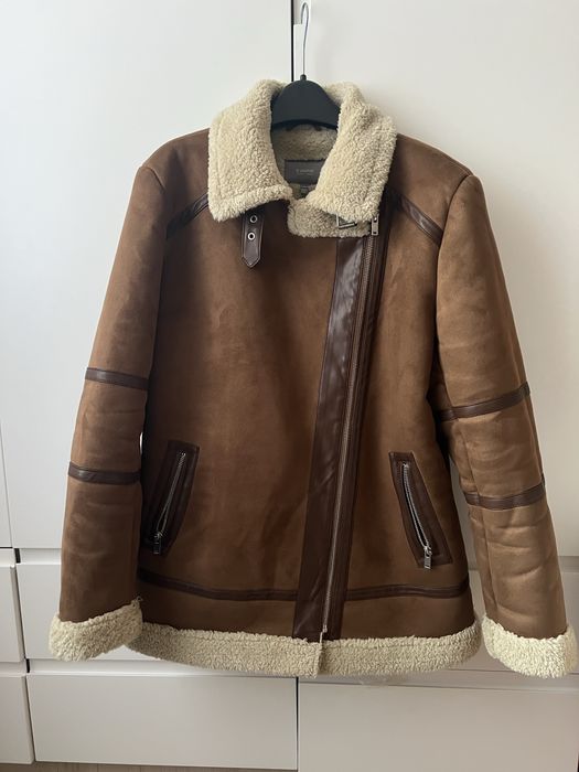 Жіноча Пілот косуха даблянка куртка коричнева