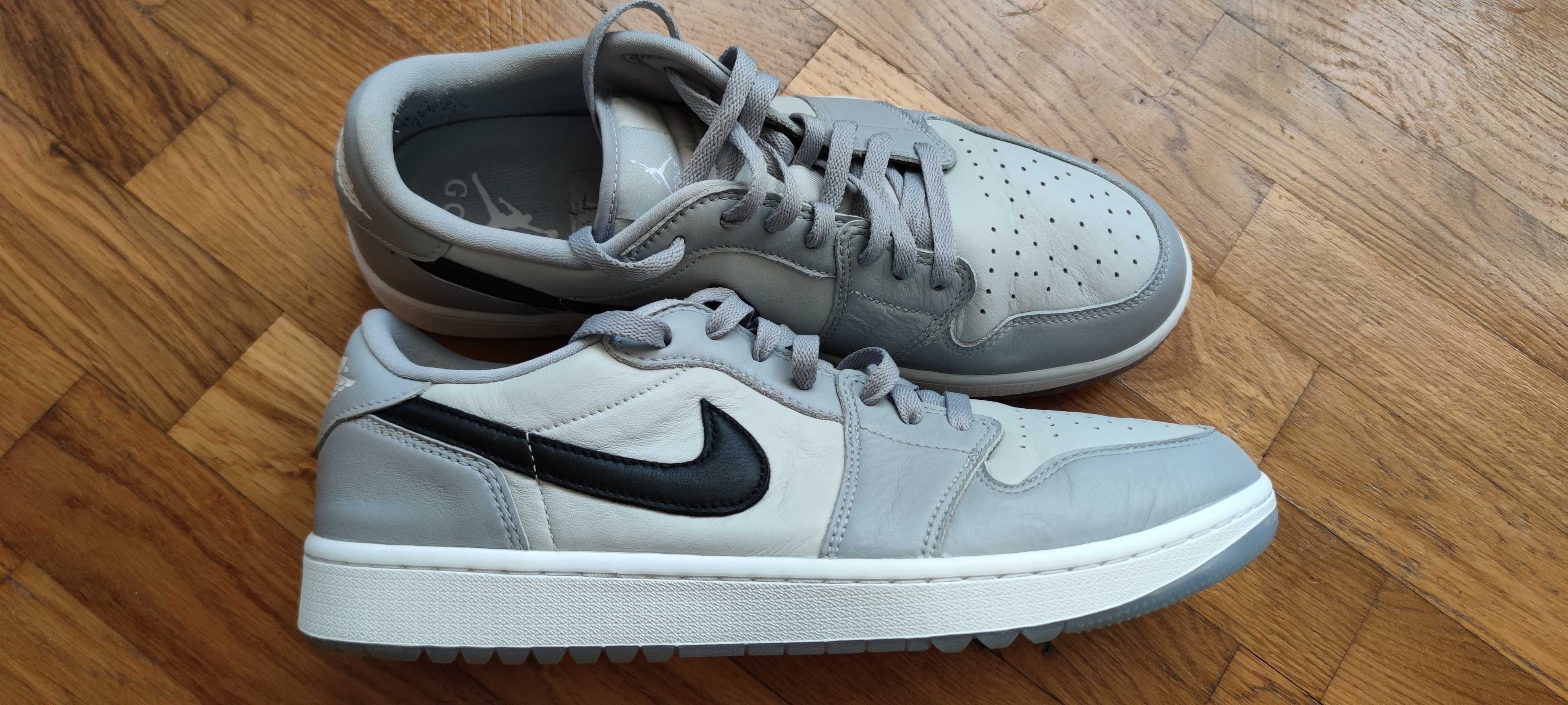 Баскетбольні кросівки  Jordan 1 Retro Low Golf Wolf Grey