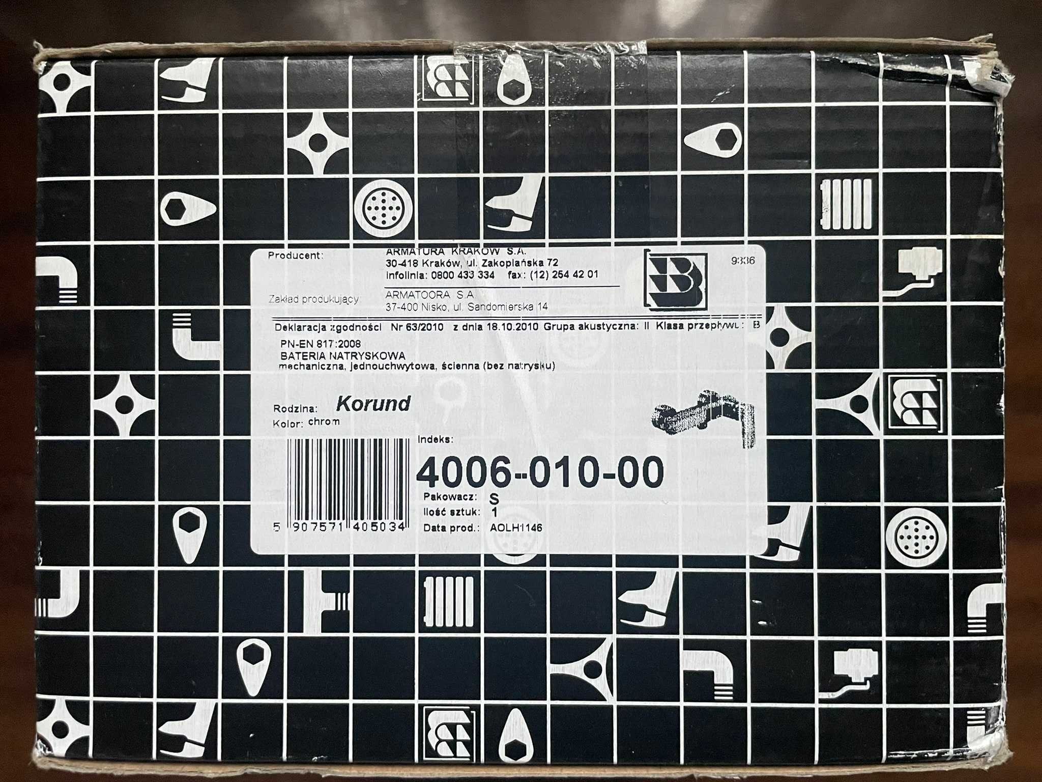 Bateria prysznicowa KFA Korund
