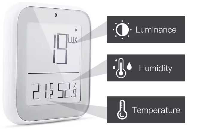 Sensor ZigBee de Temperatura/Humidade/Luminosidade da MOES