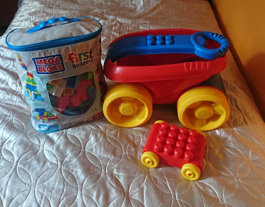 Mega Bloks Wózek Fisher Price