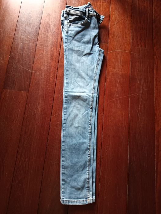 Calças de ganga azul