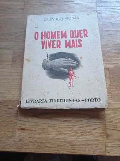 vendo livro o homem quer viver mais