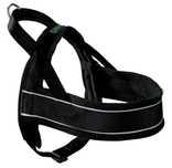 Peitoral cão S-M preto, marca Hunter - como novo